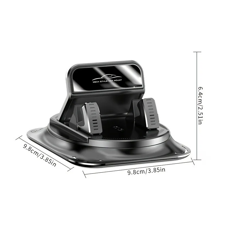 Universal Car Phone Mount Anti-Slip Pad Dashboard Navigation Holder Support Bracket 360 Degree Rotation Stand Car Accessories