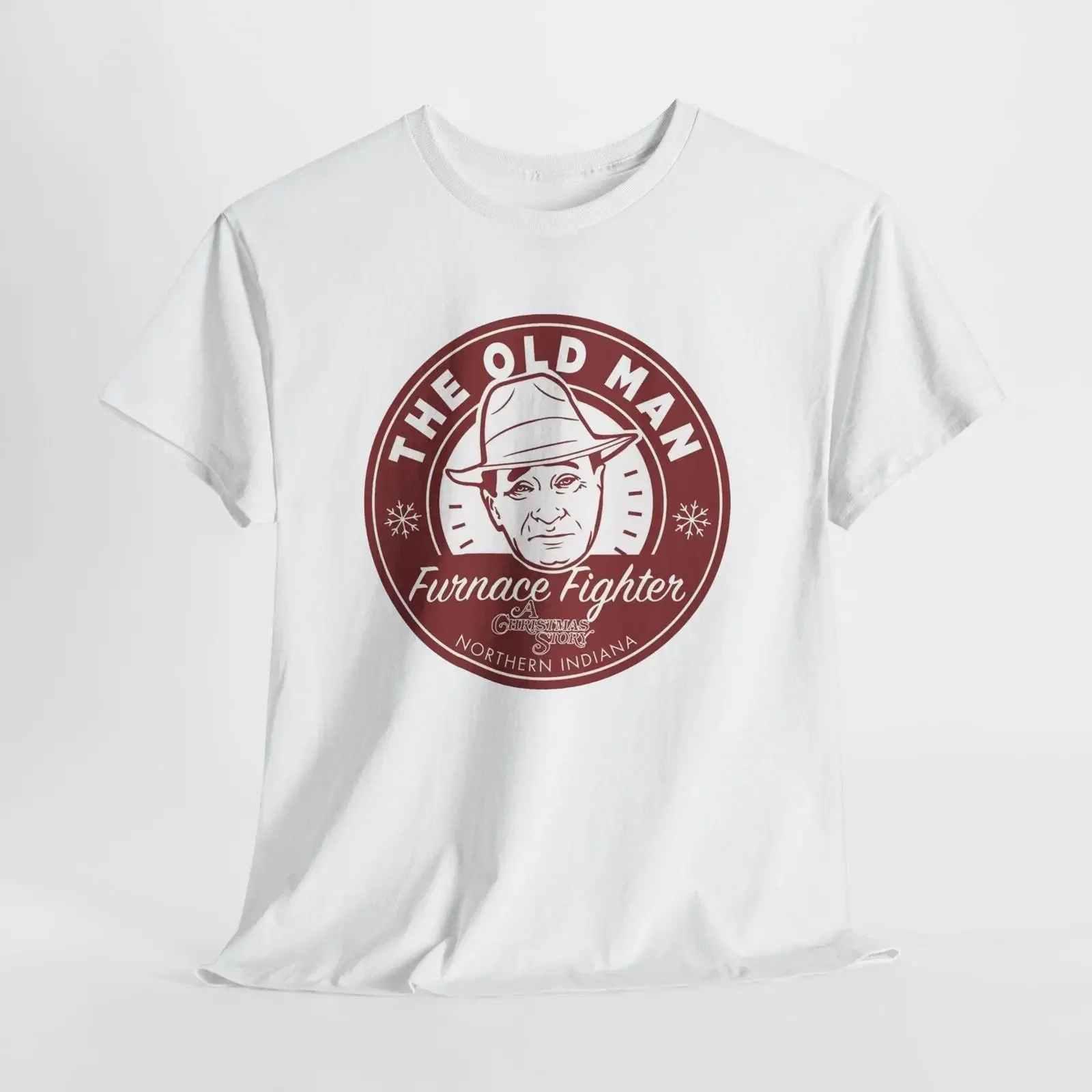 A Christmas Story The Old Man Black White T Shirt Size S 5XL vintage Washed Casual Comfortable Unisex fashion Breathable
