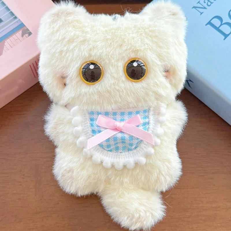 Süßes Kätzchen Plüsch Schlüsselanhänger Cartoon Tier Plüschtier, Paar Rucksack Anhänger, Auto Dekoration Puppe Anhänger Weihnachten Geburtstagsgeschenk