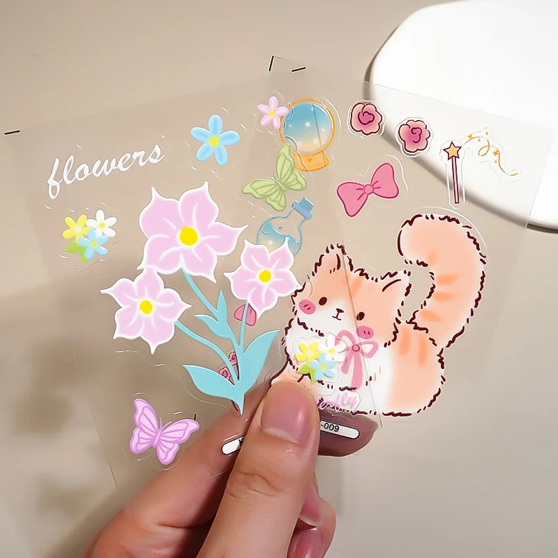 

1/10/50/100pcs Butterfly Flower Design Stickers For Laptops Phones Guitars Car Luggage DIY Self-Adhesive Decorative Stickers
