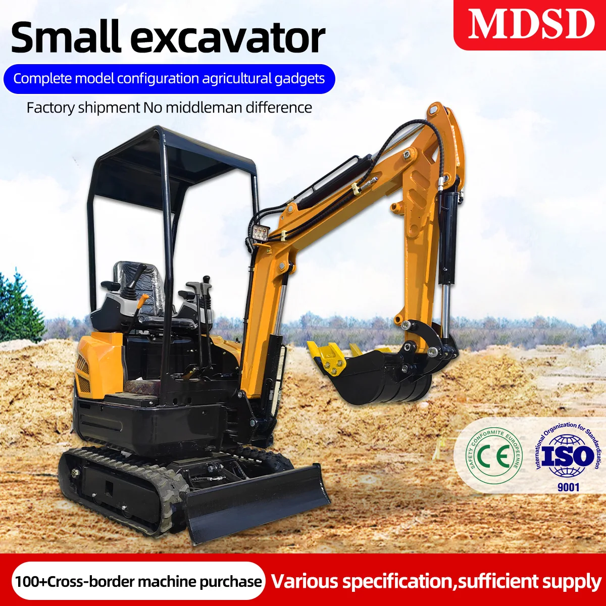 حفارة صغيرة عالية الجودة Ce Epa Euro 5 متعددة السيناريو استخدام 1.8 طن 2 طن حفارة صغيرة مصنع تسليم الأسعار تخصيص