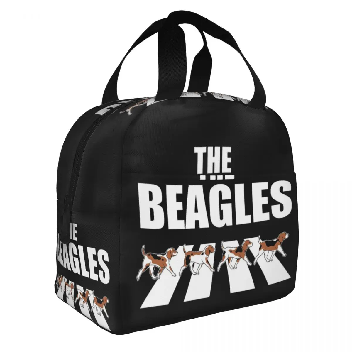 The Beagles-Sac à lunch avec isolation, sac à bento, sac à main pour repas, parodie