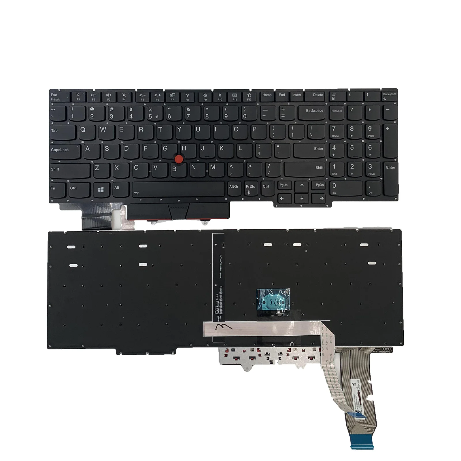 

US/SP/RU New Laptop Keyboard for Lenovo ThinkPad E15 Gen 1（20RD 20RE）TP00117A SL10W47275