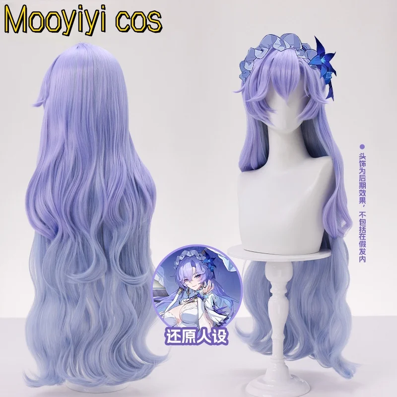 

New Game Wuthering Waves Cantarella Cosplay wig Halloween Christmas Role Playing Party Comic Two tone gradient 100cm long