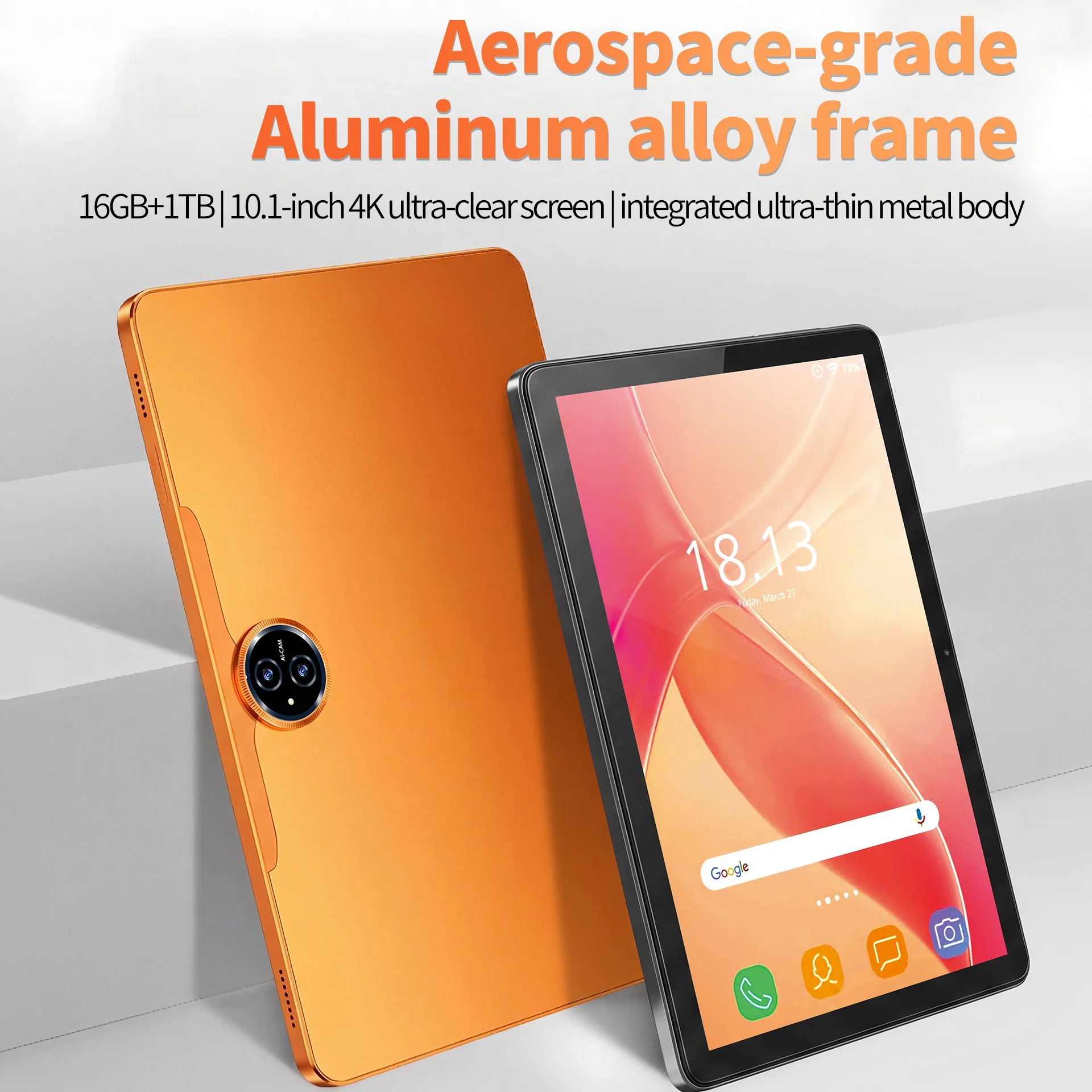 New 10 Inch Tablet PC Octa Core 4G Phone Call 8GB/128GB Google Play Dual SIM Phone Call Bluetooth WiFi Tablets 10.1 Android 13