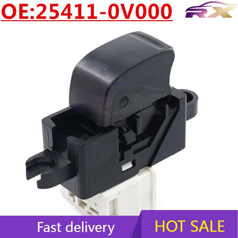 

OEM:25411-0V000 Automobile glass lift switch Electric window switch For 1999-2002 Nissan Pathfinder