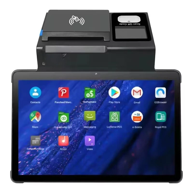 F1-T1 11 بوصة اللوحي Pos Android نقطة نهاية الدفع Pos 4g نقطة المبيعات تعمل باللمس تسجيل النقدية التجارية الصغيرة #1
