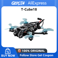 GEPRC T-Cube18 Analog FPV Drone HDZero ECO 1.8 Inch 12A 8Bit ESC SPEEDX2 1002 25000KV Motor