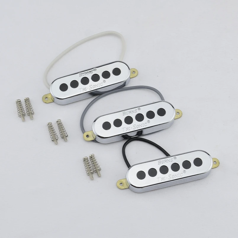 1 Set ( 3 Pieces ) Tri-sonic Single Alnico Pickups For Electric Guitar