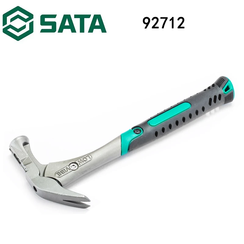 Sata 92712 Shock Absorbing Nail Hammer 0.8 pound Rivet Integrated Multifunctional Hammer