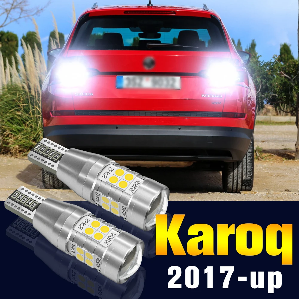 2pcs LED Reverse Light Bulb Backup Lamp For Skoda Karoq 2017-2021 2018 2019 2020 Accessories