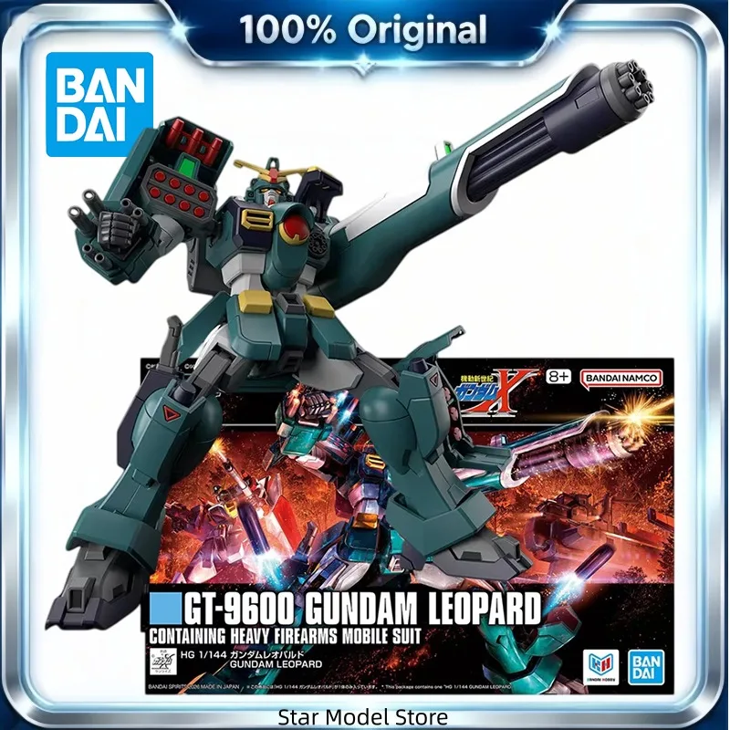 In Stock BANDAI HG 1/144 After War Gundam X Gundam Leopard Anime Action Figures Assembly Model Collection Toy