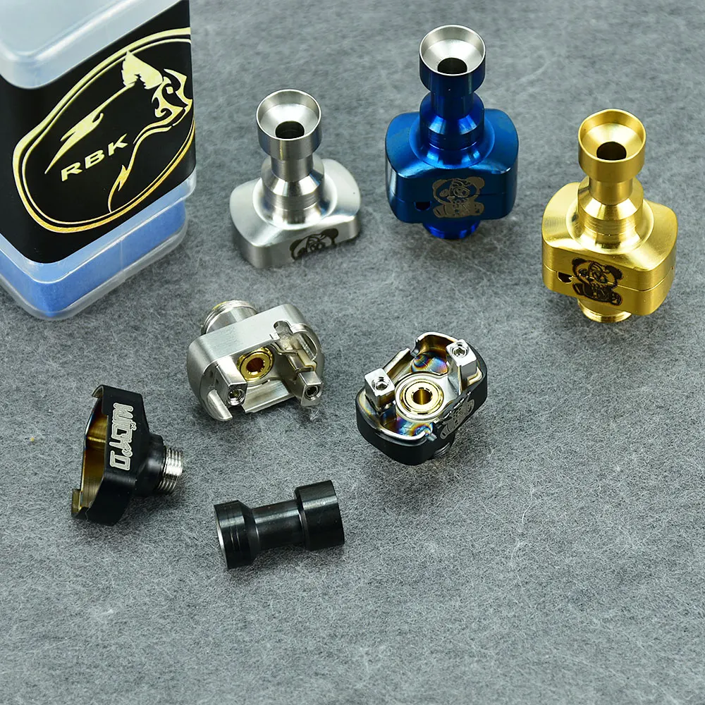 Imagem -04 - Wolfcoolvape-rba Vape Ponte Prc Tanque 1.2 mm 2.5 mm 3.0 mm 3.5 mm 4.0 mm para Dispositivos Boro Boleto Kit Mod bb