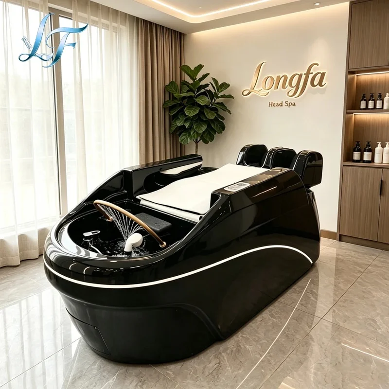 Factory Price Head Spa Equipment Electric  Massage Shampoo Bed Hair Washing Chair Head