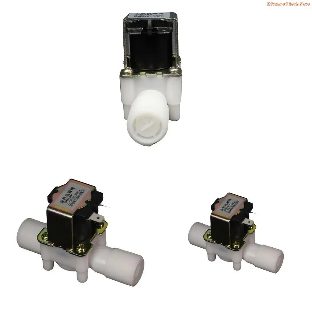 12/24V G1/2 Male Thread NC Solenoid for Valve 2-Port Water Inlet Control Sw W91B