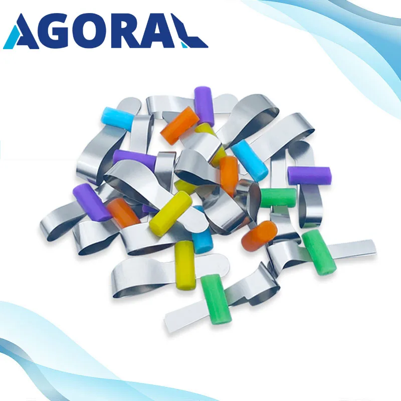 20/50Pcs Dental Forming Sheet Sectional Contoured Metal Matrices Dentistry Matrix Bands Retainer Orthodontic Tool