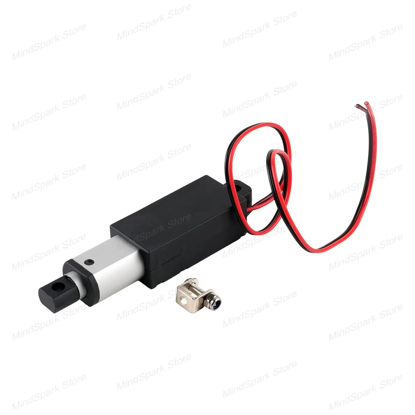 Micro Linear Actuator Stroke 10mm-8mm/s-12V-70N DC 12V Electric Motor with Bracket Electric Push Rod for Smart Home and Medical