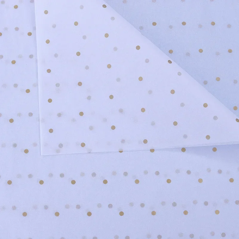 10 Sheets/lot 50*70 Cm Gift Wrapping Paper DIY Handmade Craft Star Love Dot Pattern Tissue Paper Floral Packaging Material