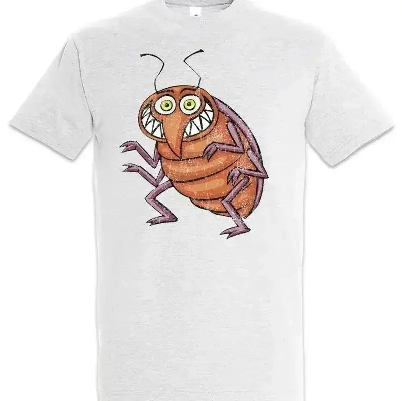 Bed Bug T Shirt Cockroach Toon Comic Fun Cartoon Drawing