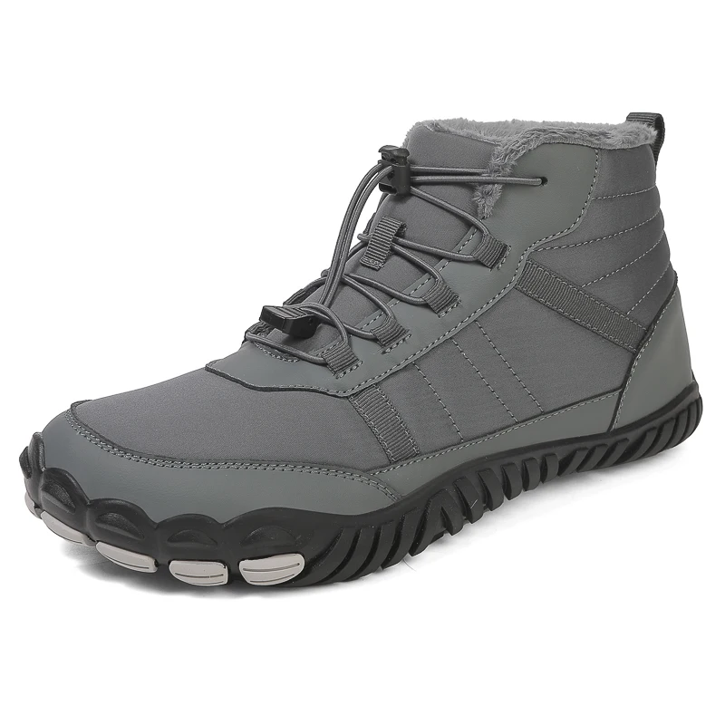 Womens Mens Minimalist Winter Snow Boots | Warm Ankle Booties with Arch Support | Zero Drop Sole | Wide Toe Box