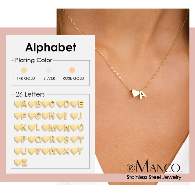 Diy initial necklace hotsell