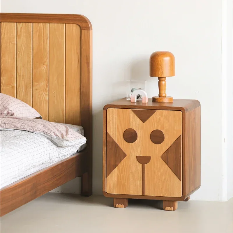 

Детский прикроватный шкафчик TAO в средневековом стиле из массива дерева, небольшой шкафчик, высококачественный комод