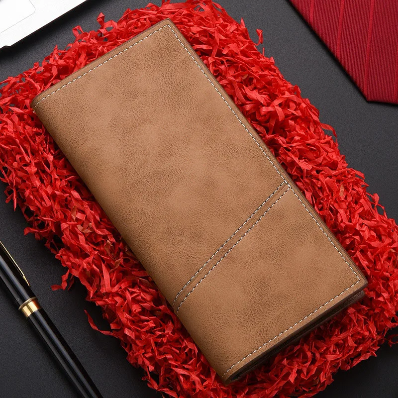 Fashion Multi Card Slots Men's Wallet Slim Long Hasp Mens Luxury Wallet Designer Wallets Men with Coins Bag Men's Wallet Long
