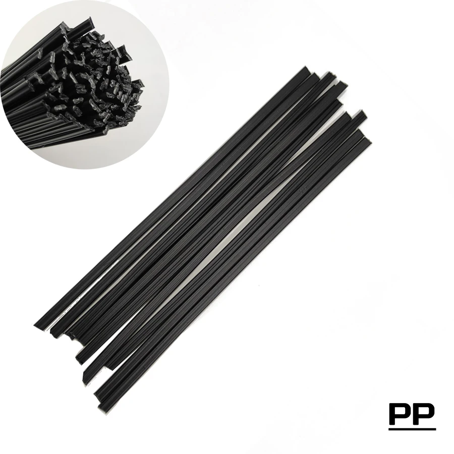 40pcs ABS/PP/PVC/PE Plastic Welding Rods 200mm Length Welding Sticks 5x2mm For Plastic Welder