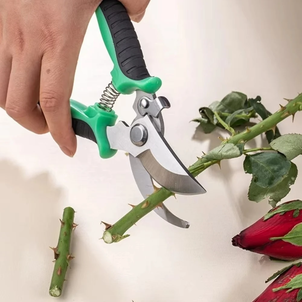 Pruner Garden Scissors Professional Sharp Bypass Pruning Shears Tree Trimmers Secateurs Hand Clippers For Garden Beak Scissors