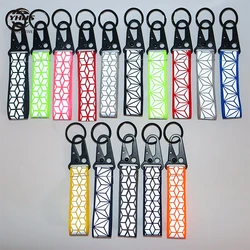 10cm Reflective Keychains High Visibility Reflector Pendant Traffic Safety Marker For Night Cycling Bag Accessories Car Keyrings