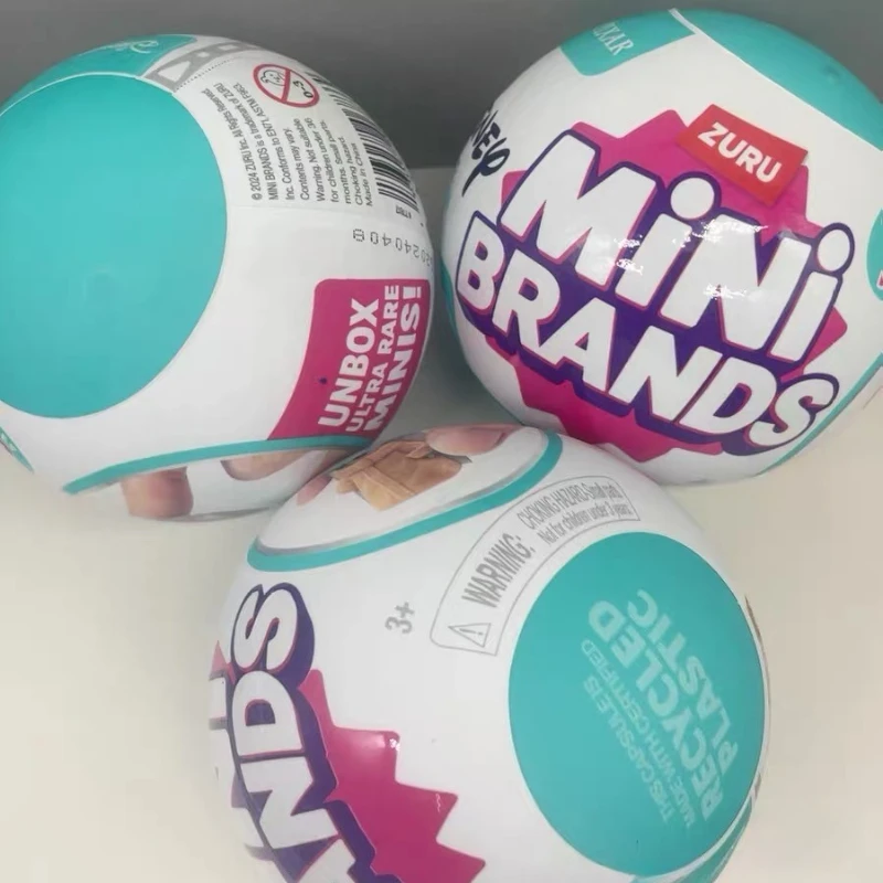 Zurue أنيمي الشكل سر الماركات الصغيرة 5x مفاجأة الكرة صندوق أعمى اللعب لعبة مجسمة صغيرة جمع حلية هدايا الأطفال