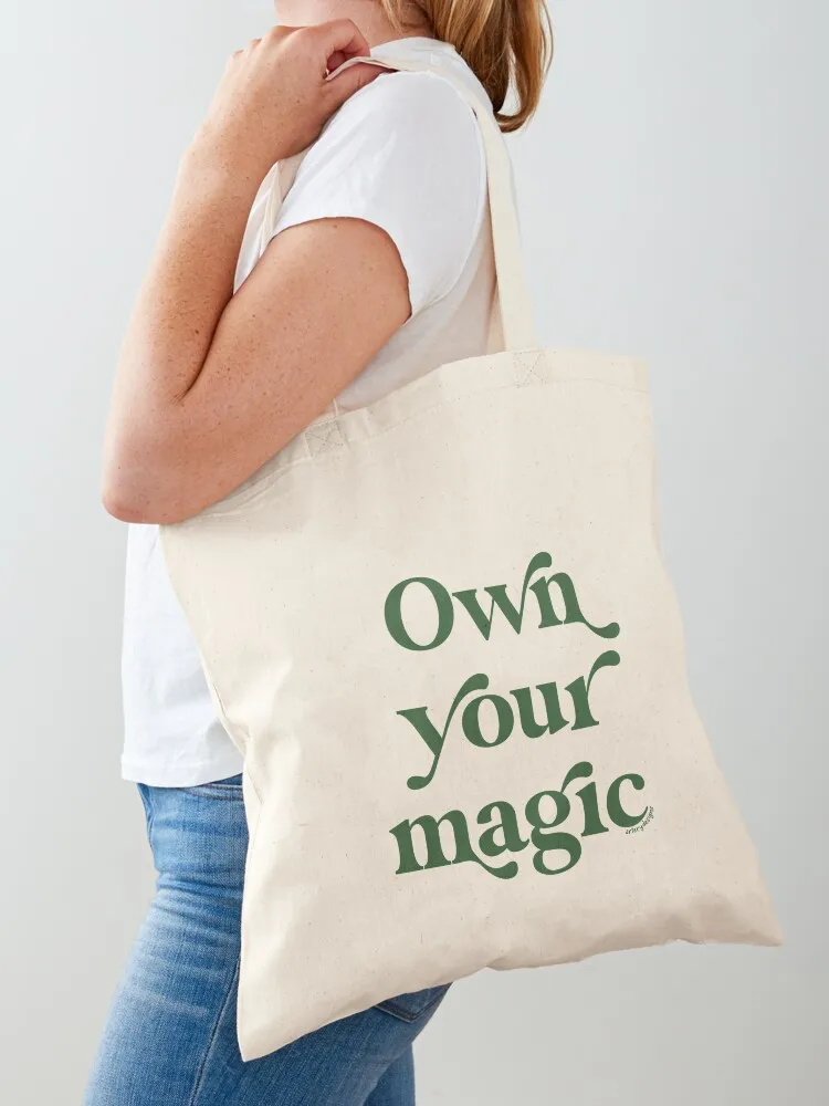 Own Your Magic Tote Bag Tote Canvas Damen Stoff Damen Canvas