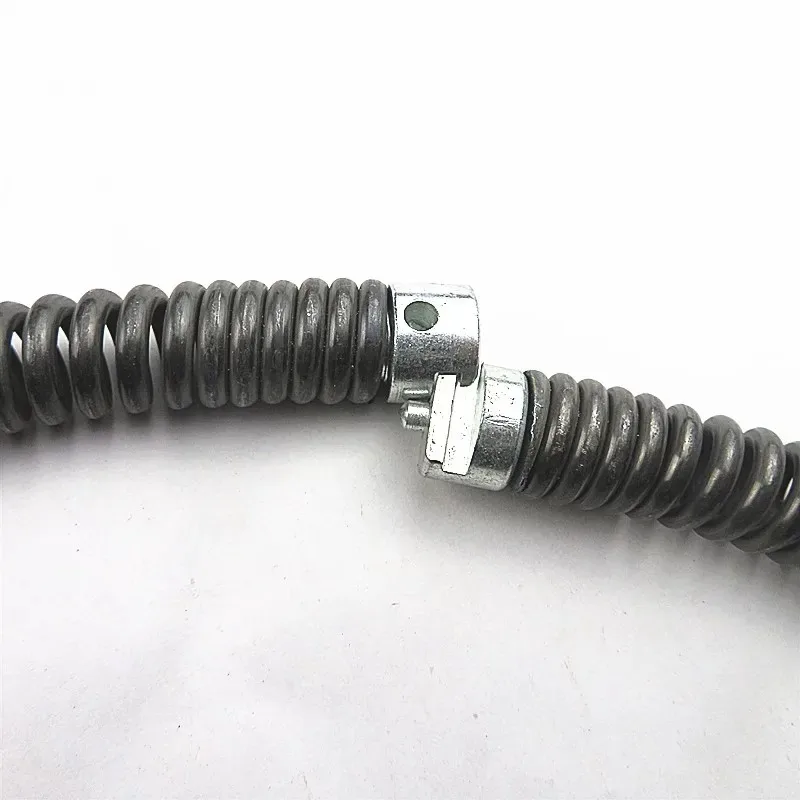 1mパイプライン浚渫スプリング（コネクター付き）家庭用下水道の詰まり解消ツール
