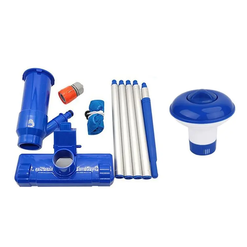 

A67P-Swimming Pool Vacuum Cleaner Cleaning Tool Kit Pond Fountain Brush Portable Swimming Vacuum Brush