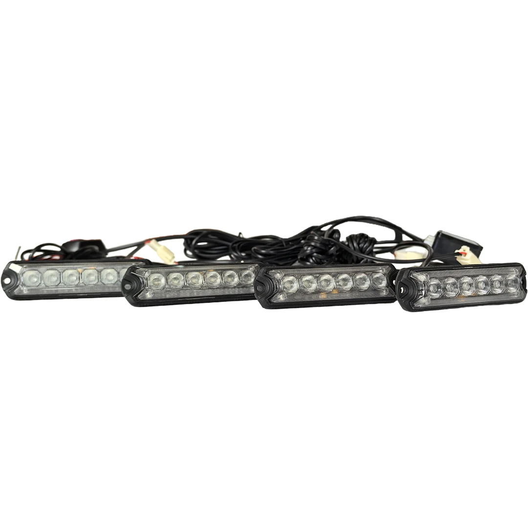 12V/24V LED Headlight Strobe Light Kits with One Switch Flashes for Cars & Trucks Retrofit Xenon Lamps in stock