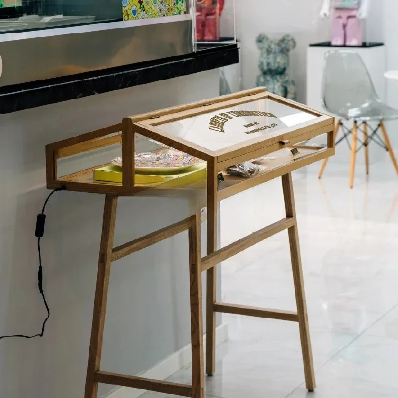 

Стеклянный шкаф комнатного типа из массива дерева, комбинация шкафов для ювелирных изделий