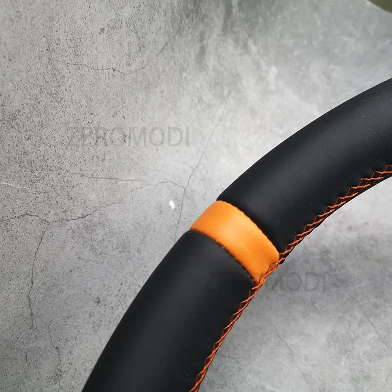 Leather Steering Wheel For Audi A3 A4 A5 A6 A8 Q5 Q7 S3 S4 S5 S6 S8 RS4 Without Paddle