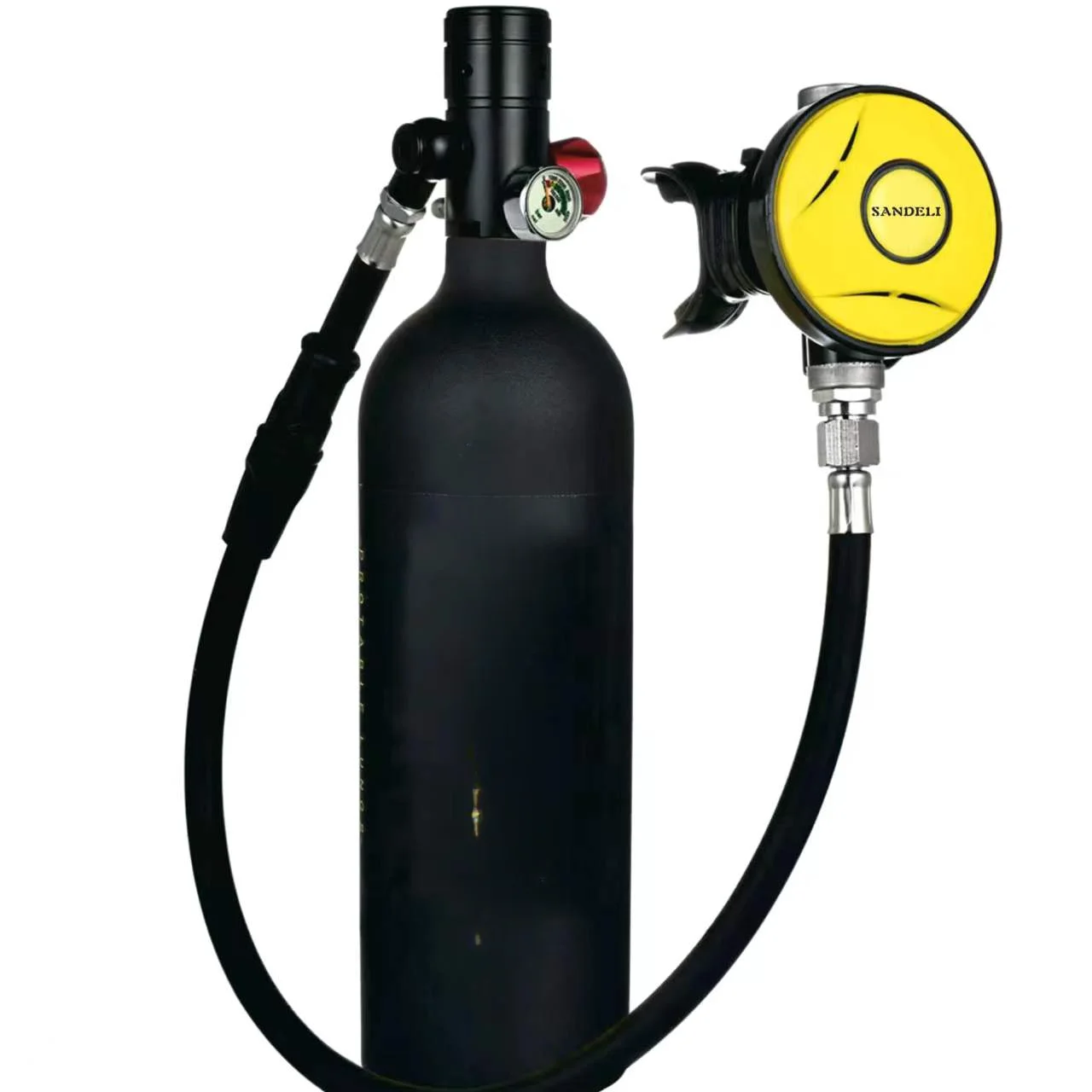 for Wholesale SANDELI Brand 1L Aluminium Breathing air Cylinders diving mini portable air tank scuba