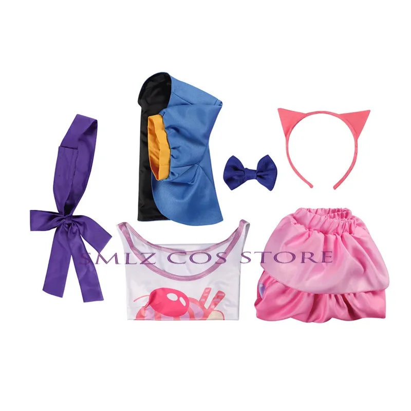 Pinkie Pie Cosplay Anime Twilight Sparkle Costume Uniform Top Jackets Skirts Accessories Outfit Halloween Party Dress for Girl