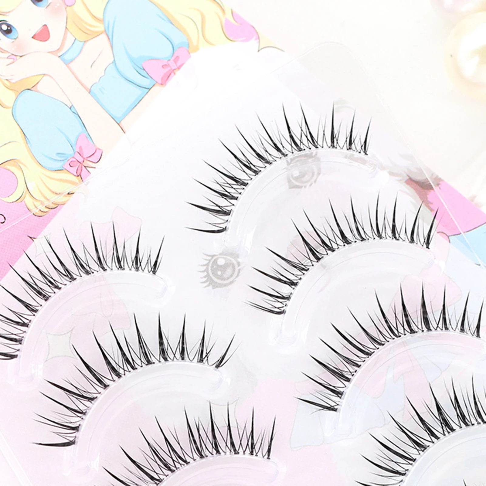 毎日のつけまつげフルストリップスパイクウィスピー厚いまつげ再利用可能なコスプレウィスピー ストリップまつげ化粧品学校ホームメイク
