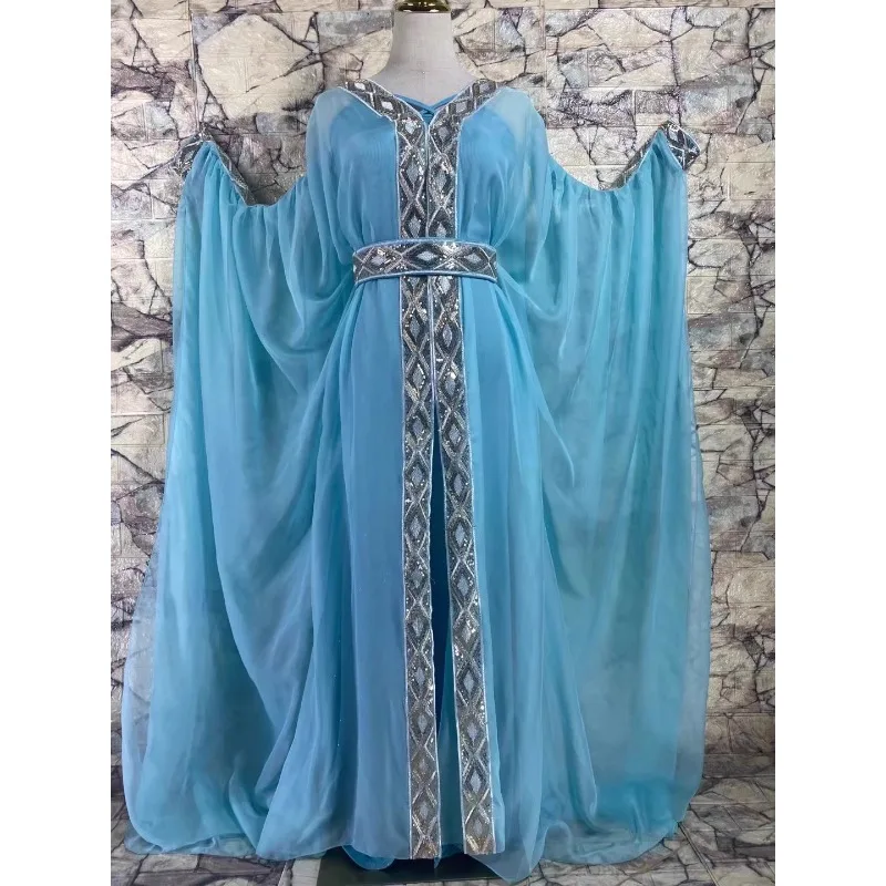 Maßgeschneiderte Bauchtanzkostüme Orientalische Tanzkleidung Haarschaukel Robe Khaleegy Taillenkollektion Harry Class Dress Teamkleid