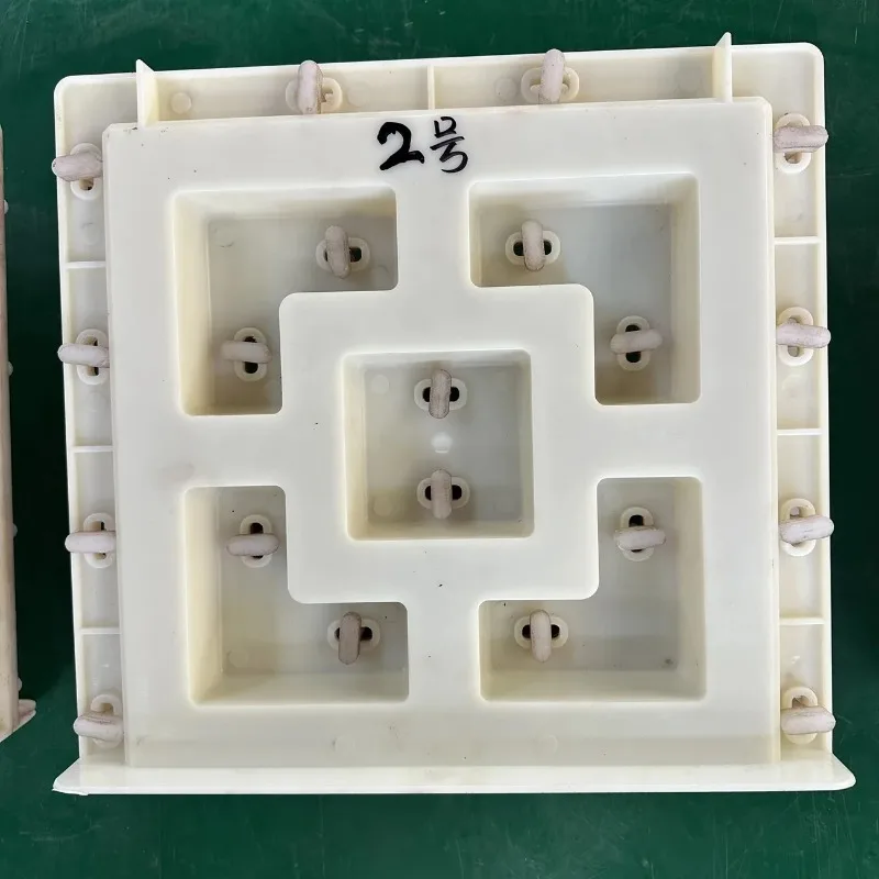 30*30*7cm double-sided hollow brick antique window grille mold hollow double-sided flower window mold