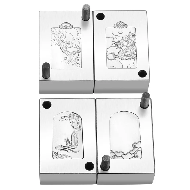 Double-sided Steel Stamp Punch Tool Set for Jewelry Making Metal Stamping Kit Brass Silver Gold Smith Craft DIY view 5