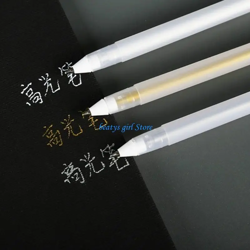 

C7AB 12Pcs Glitter Highlighter Pen 0.7 Tip Glitter Paint Pen for Scrapbooking