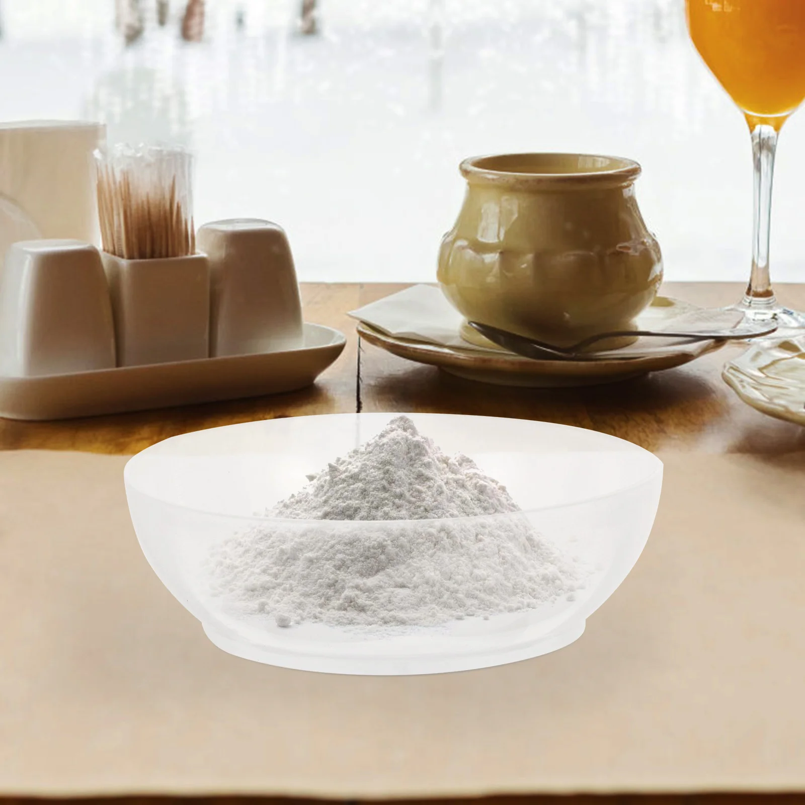 

Kitchen Weighing 600ml Transparent ABS Scale Tray Scaled Food Scale Pan Small Design Household Measurement Tool
