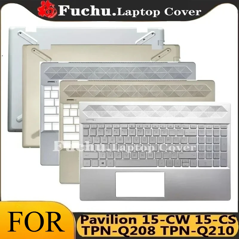 New For HP Pavilion 15-CW 15-CS TPN-Q208 TPN-Q210 Laptop Palm Pad Keyboard Base Case/Host Upper Cover/Host Lower Cover
