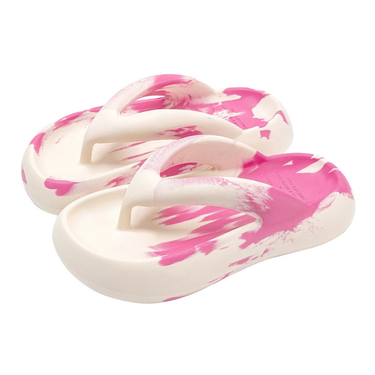 Women Flip Flops Thick Soled Herringbone Slippers For Women 2024 Summer New Height Increase Anti Slip Beach Slippers