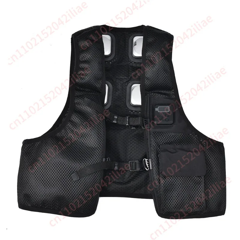 Summer semiconductor refrigeration vest, outdoor heatstroke prevention and cooling air-conditioning clothing, one size fits all