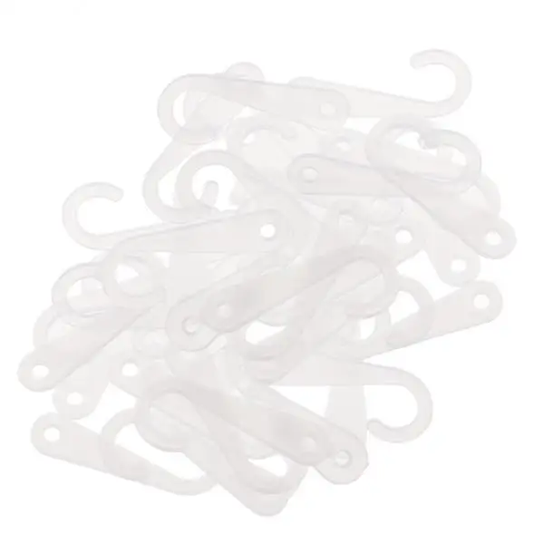 50 Pieces J Hooks Fasteners J Hooks Hangers Socks Hook Hanging J Hook Pothook Make for Socks T Shirts Blouses to
