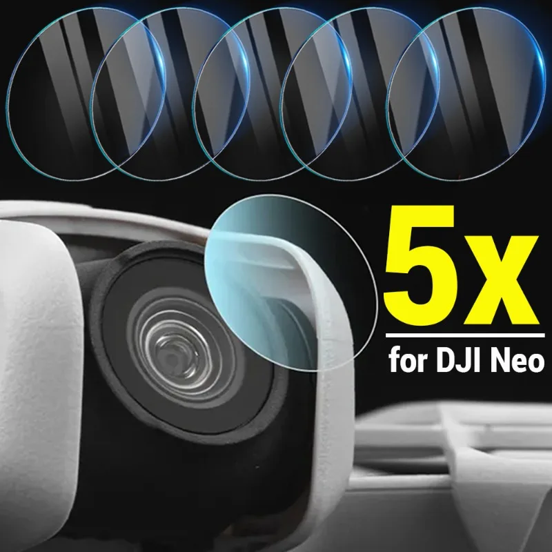 5/1PCS Tempered Glass Camera Lens Protectors for DJI Neo Drone Gimbal Anti-Scratch Lens Films for DJI Neo Drone Accessories